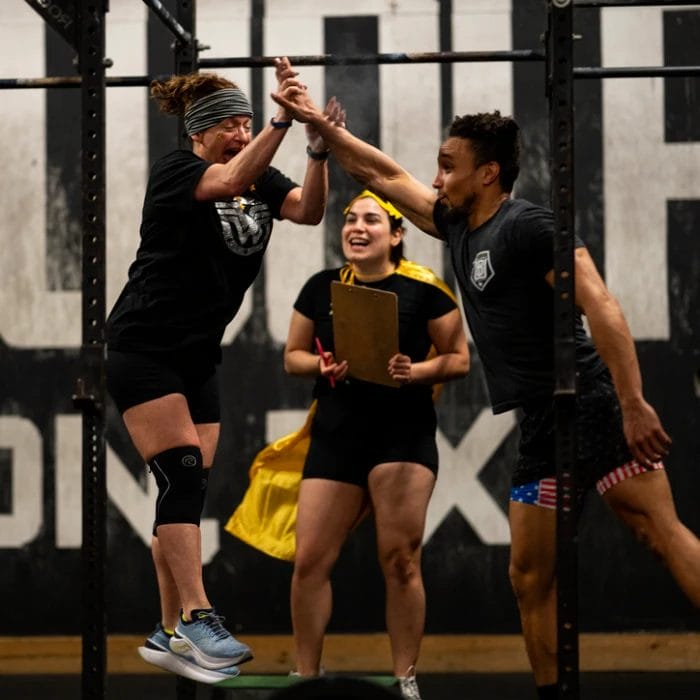 People working out at Black Wolf CrossFit