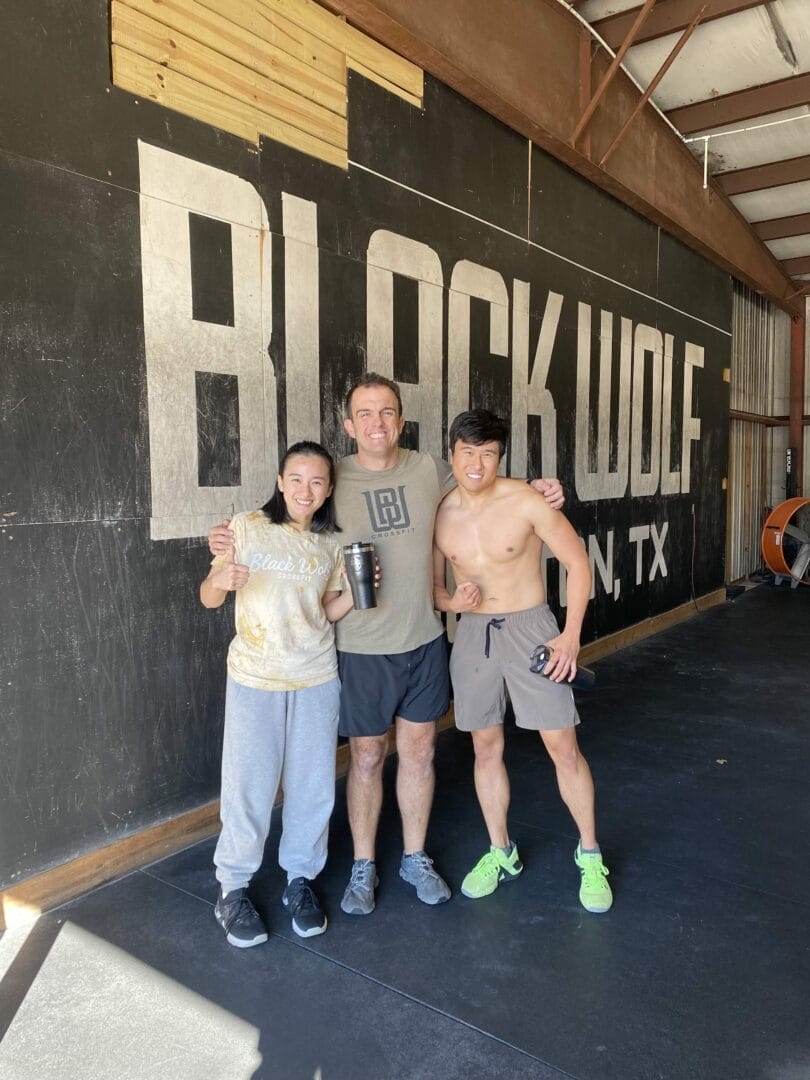 CrossFit couple Katie and Ken celebrate 1 year of workouts at Black Wolf in Independence Heights, near Oak Forrest in Houston.